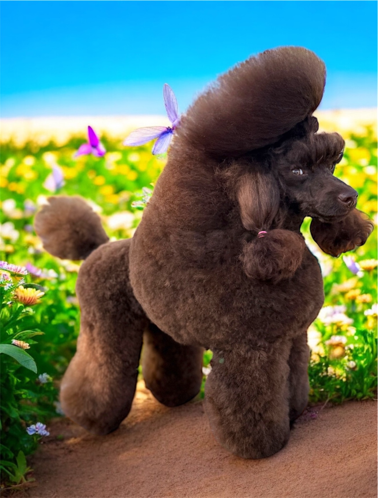 SANLIS GRAD DE ROYNS POODLE brown пудель миниатюрный кобель на вязку Беларусь